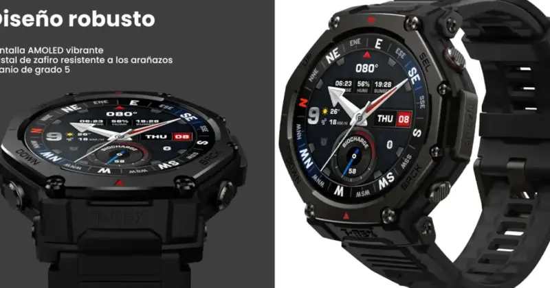 Amazfit T-Rex 3 Pro: Reloj Smart Resistente y Deportivo con 28% de Descuento