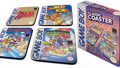 Pack de 4 Posavasos Nintendo Game Boy con Temas Retro por 7,04 € con 41% de Descuento