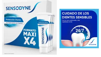 Pack x4 Sensodyne Protección Diaria: cuidado eficaz para dientes sensibles a solo 11,86 € con 25% de descuento