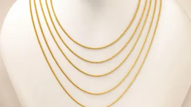 Collar Singularu Cleopatra de baño en oro 18kt con cinco cadenas, ahora al 38% de descuento