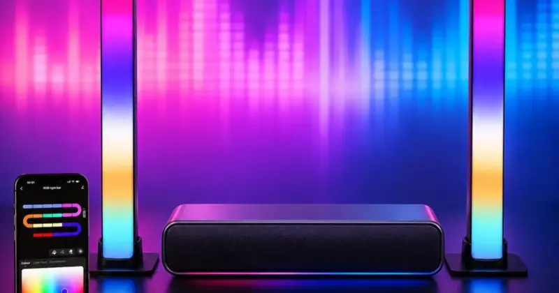 LuminexDesigns Barras LED RGB para TV y Gaming con Sincronización Musical por 11,18 € y 10% de Descuento