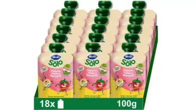 Bolsitas de fruta Hero para bebés con un 15% de descuento, pack de 18 unidades a 10,37 € en Amazon