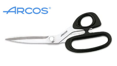 Tijeras de cocina Arcos Prochef para zurdos: corte profesional con un 41% de descuento por 8,69€