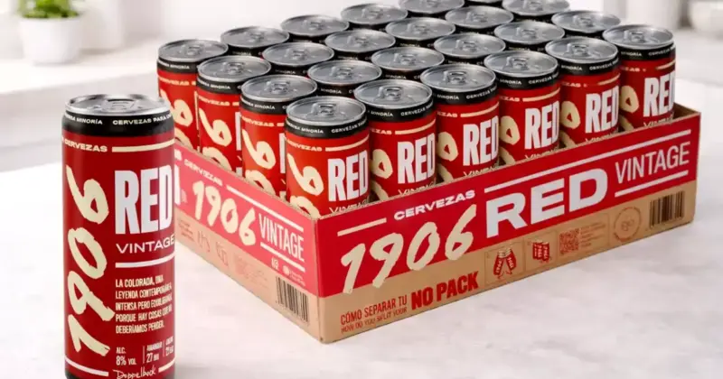 Pack de 24 latas de Cerveza 1906 Red Vintage: sabor intenso a un precio de chollo, solo 19,99 €