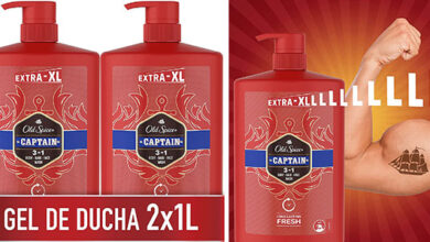 Oferta Pack x2 Old Spice Captain Gel de Ducha y Champú 3 en 1 de 1 litro a 10,99€ con un 30% de descuento
