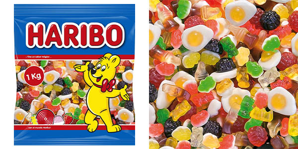 Haribo Cocktail 1 Kg: Disfruta de tus caramelos de goma favoritos con un 37% de descuento