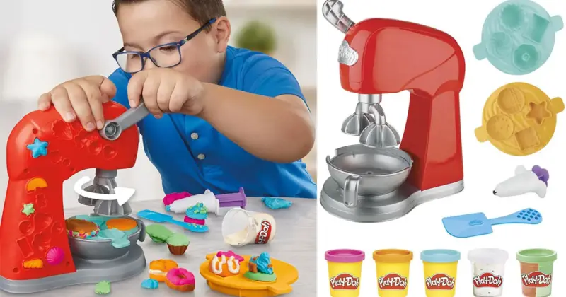 Batidora Mágica Play-Doh con 5 botes de plastilina a un precio sorprendente