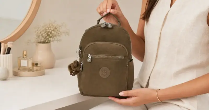 Mochila Kipling Seoul S para mujer con excelente organización y 60% de descuento en Amazon