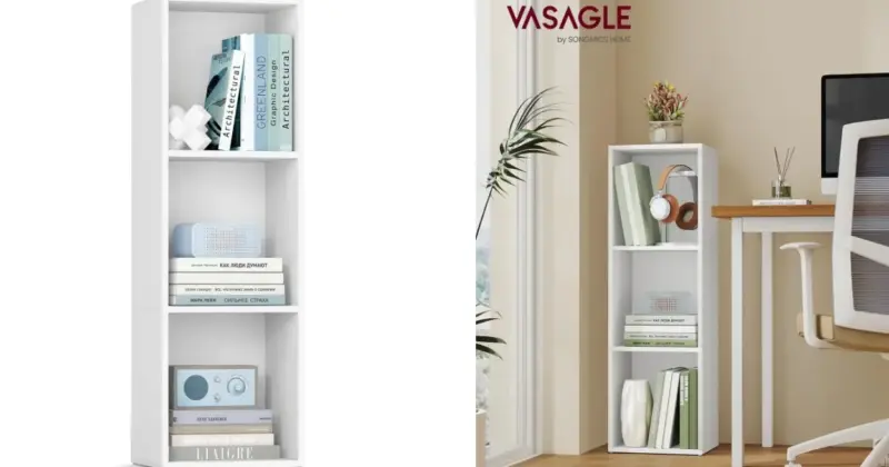 Estantería Vasagle de 3 Niveles: Organización Compacta y Diseño Versátil por Solo 20,79 € con 20% de Descuento