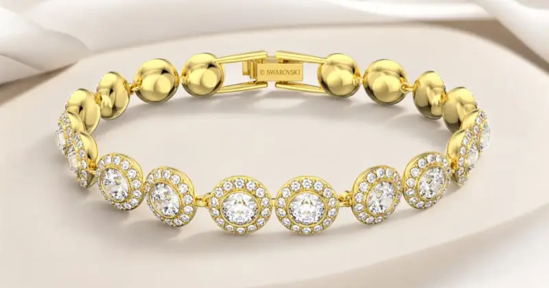 Pulsera Swarovski Tennis Angelic con diseño elegante y 53% de descuento en Amazon