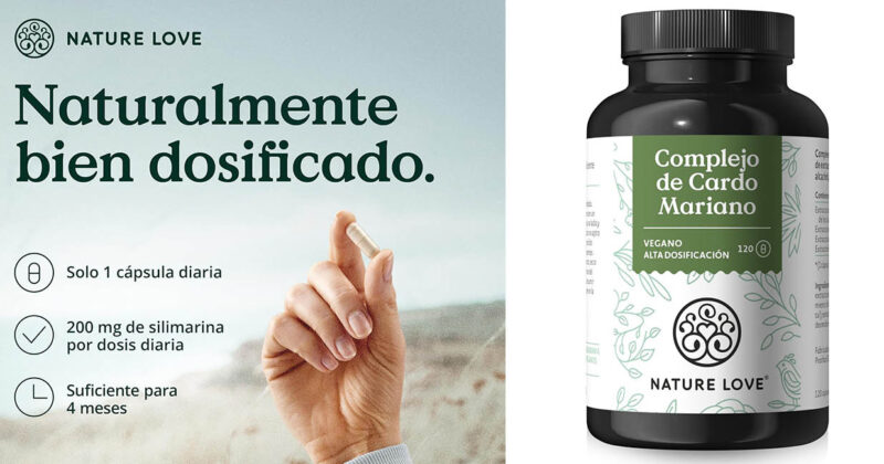 Descubre el Complejo de Cardo Mariano Nature Love para Cuidar Tu Hígado con 20% de Descuento