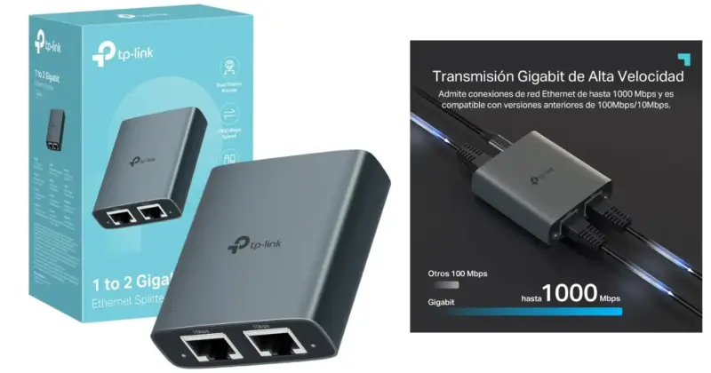 Amplía tu red fácilmente con el Switch Ethernet TP-Link EH210 a solo 10,99 € con un 44% de descuento
