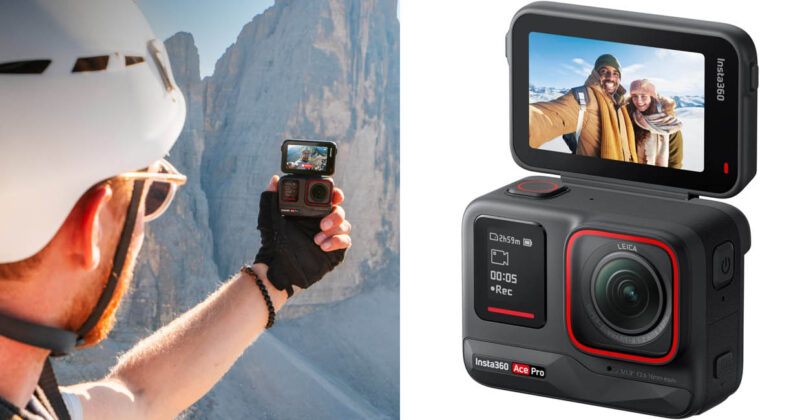 Cámara deportiva Insta360 Ace Pro con grabación 4K y 34% de descuento por solo 219 €