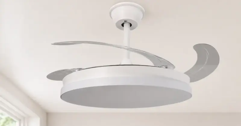 Ventilador de techo LED con aspas retráctiles y motor DC a sólo 29,74 € con 65% de descuento
