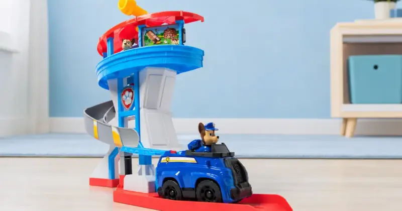 Torre de Control Paw Patrol con Chase y Coche Policía a 32,49€ con un 46% de Descuento