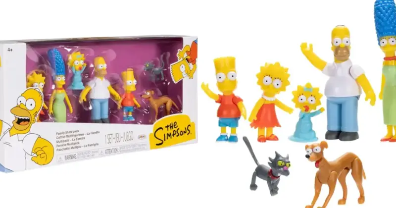 Pack de Figuras de Los Simpsons con 49% de Descuento: Los Personajes Icónicos de Springfield en tu Estantería