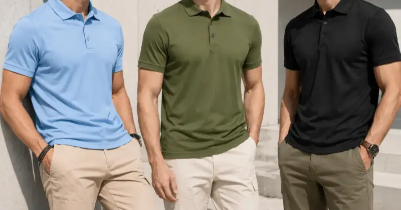 Polos transpirables Pinspark para hombre: confort y secado rápido por 14,99€ con 25% de descuento