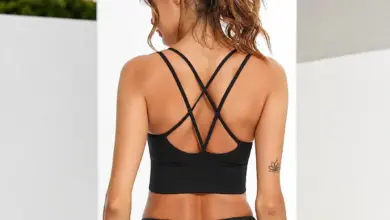Sujetador deportivo Sykooria tipo top para mujer con almohadillas extraíbles: comodidad y soporte por solo 9,87 € con 34% de descuento
