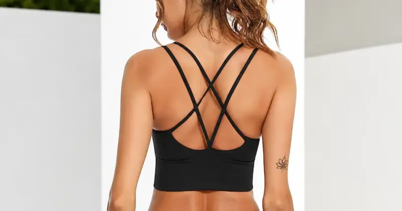 Sujetador deportivo Sykooria tipo top para mujer con almohadillas extraíbles: comodidad y soporte por solo 9,87 € con 34% de descuento