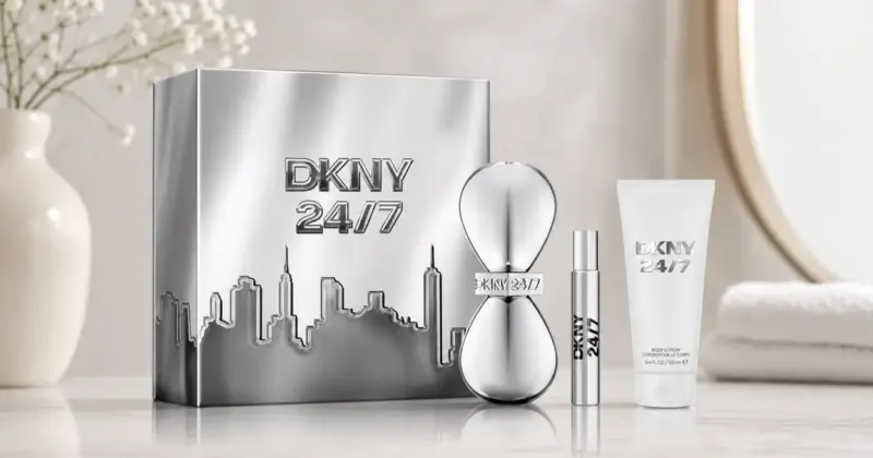 Set regalo DKNY 24/7 para mujer con Eau de Parfum y loción corporal con 64% de descuento
