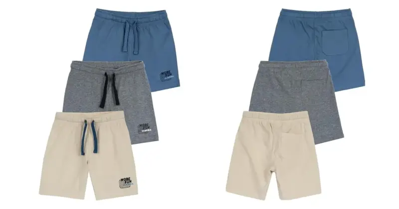 Pack 3 pantalones cortos Chicco de algodón para niños con un 30% de descuento por 16,09 € en Amazon