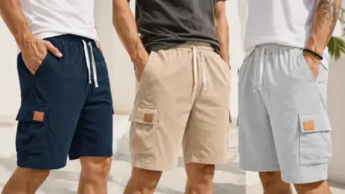 Pantalones cortos cargo Comilaka de pana ligera para hombre con un 33% de descuento por 15,30 €