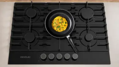 Placa de gas Cecotec Bolero Squad GN 5200F con 5 fuegos y 60% de descuento, ideal para cocina potente y moderna