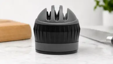 Afilador de cuchillos 3 Claveles con ventosa: afilado profesional en tres fases por solo 5,14€ con un 49% de descuento