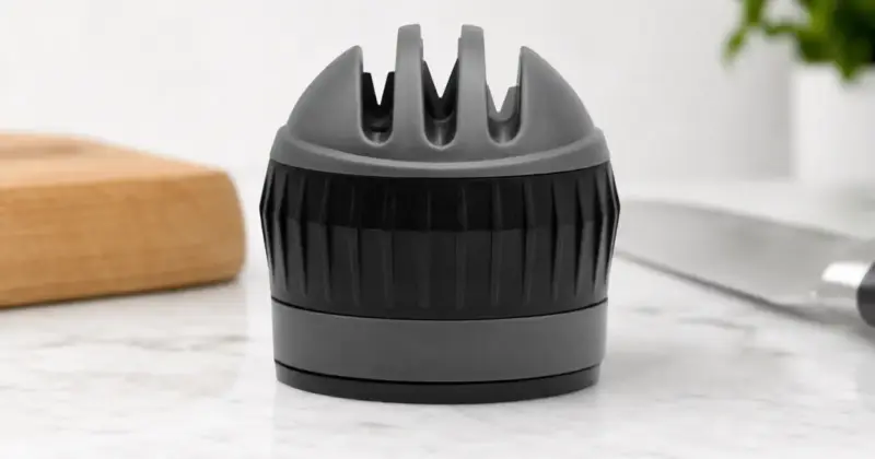 Afilador de cuchillos 3 Claveles con ventosa: afilado profesional en tres fases por solo 5,14€ con un 49% de descuento