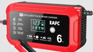 Cargador Inteligente EAFC 12V 6A para Baterías de Coche y Moto con Pantalla LCD - Oferta con 71% de Descuento