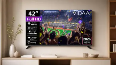 Smart TV HKC 42Q1L: Cine en casa con 42" FHD, HDR10 y sistema VIDAA a precio irresistible