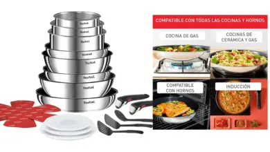 Juego completo de sartenes y cazos Tefal Ingenio Emotion con 35% de descuento y envío gratuito
