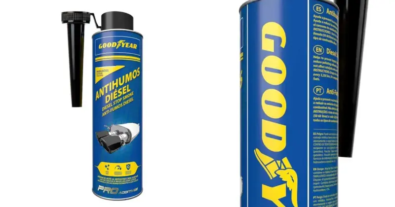 Aditivo Goodyear Anti Humos Diésel: Mejor rendimiento y menos emisiones por 7,99 € con 36% de descuento