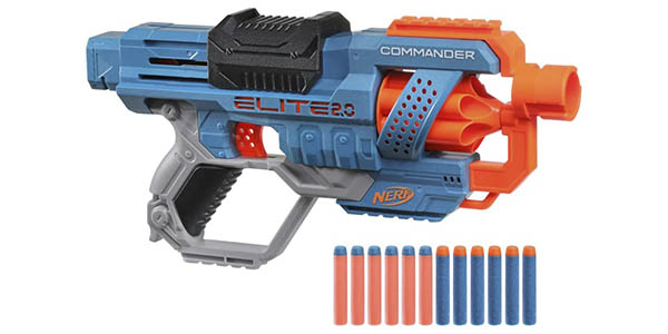 Nerf Elite 2.0 Commander RD-6: Lanzador motorizado con 40% de descuento a solo 8,99 €