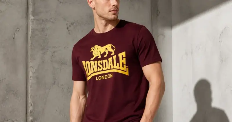 Camiseta Lonsdale Logo para Hombre con 40% de Descuento: Estilo y Comodidad a Buen Precio