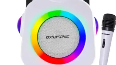 Altavoz Karaoke USB Dynasonic con micrófono por solo 13,90 €: diversión garantizada para niños y familias