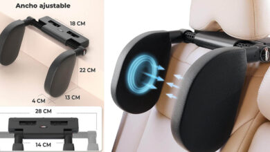 Reposacabezas ajustable Oasser para coche: mayor confort en tus viajes por solo 19,71 € con un 21% de descuento