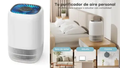 Purificador de aire Aroeve compacto y silencioso con filtro HEPA H13 por menos de 32€