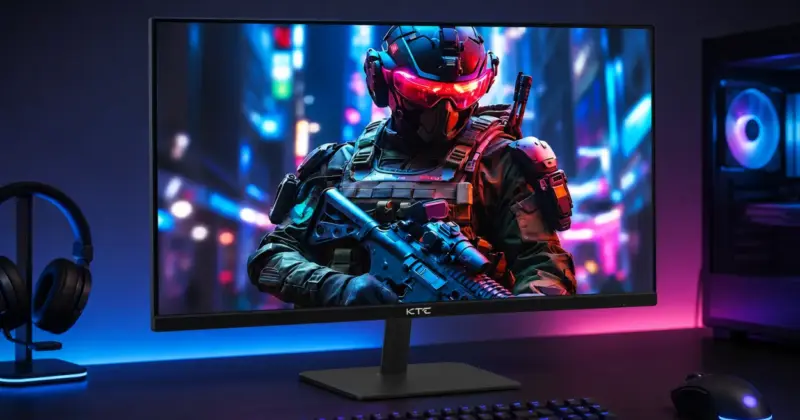 Monitor KTC H24F8 de 24" con panel Fast IPS, 190 Hz y 1 ms por solo 65,99€ con envío gratis