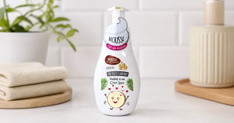 Pack de 4 Jabones de Manos The Fruit Company Coco en Mousse 250 ml con 34% de Descuento