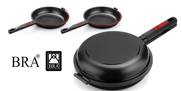 Sartén doble BRA Dupla Première 24 cm con 32% de descuento y envío gratis: la opción ideal para tortillas perfectas