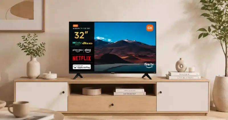 Smart TV Xiaomi TV F 32 HD de 32" con Fire TV integrado y Alexa por 107,77 € con 28% de descuento