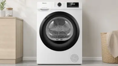 Secadora Hisense DHQE900UWDC de 9 kg con bomba de calor por 329,75 € y envío gratis