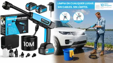 Hidrolimpiadora Press & Clean a batería con 80 bar y doble batería por 56,41€: limpieza sin cables y máxima libertad