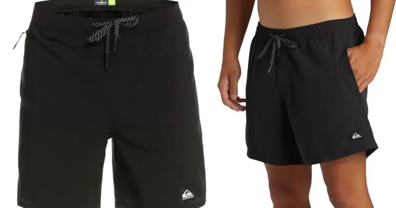 Bañador Quiksilver Everyday Solid Volley negro con secado rápido y cómodo por 18,99 € con 37% de descuento
