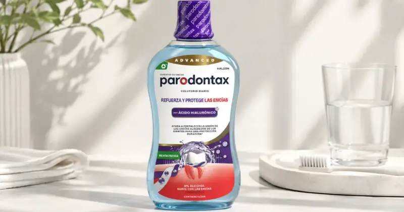 Parodontax Colutorio 500 ml para encías sanas y aliento fresco con 36% de descuento