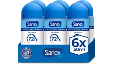 Pack 6x Desodorante Roll-On Sanex Dermo+ Extra Control 72h con 35% de descuento