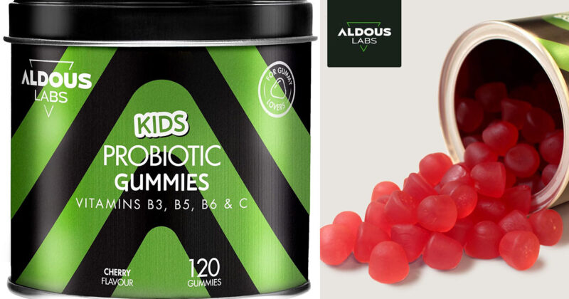 Gominolas probióticas Aldous Labs para niños con vitaminas a precio reducido, ¡ideal para fortalecer su sistema inmunológico!