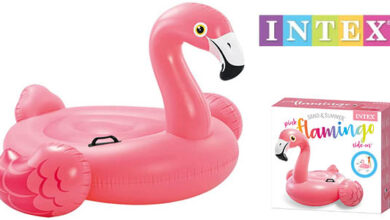 Flamenco hinchable gigante Intex para adultos con un 11% de descuento en Amazon