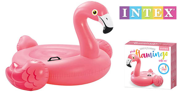 Flamenco hinchable gigante Intex para adultos con un 11% de descuento en Amazon